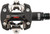 LOOK X-TRACK RACE CARBON Pedals - Dual Sided Clipless, Chromoly, 9/16", Black
