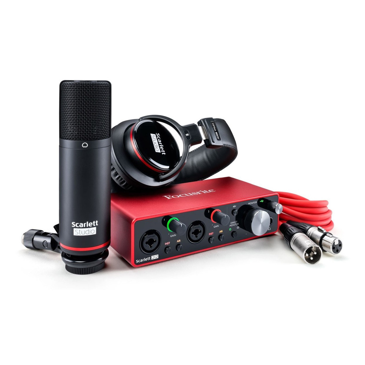 Focusrite Scarlett 2i2 Studio (3rd Gen) 2-In 2-Out USB Audio