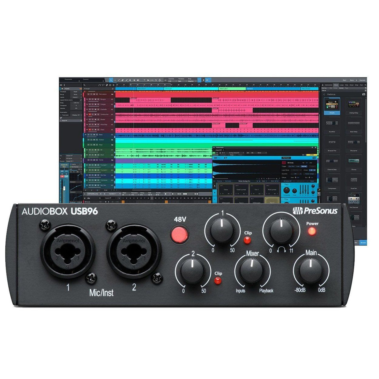 Matter　Interface　Music　96　USB　MIDI　Audiobox　2-Channel　Anniversary　Edition　25th　Presonus　Audio