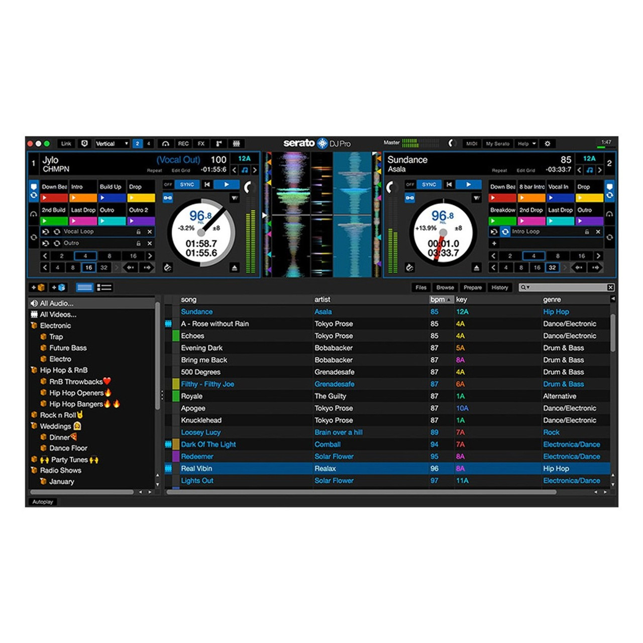 Numark Mixtrack Pro FX with Serato DJ PRO (Download) 2-Deck DJ ...
