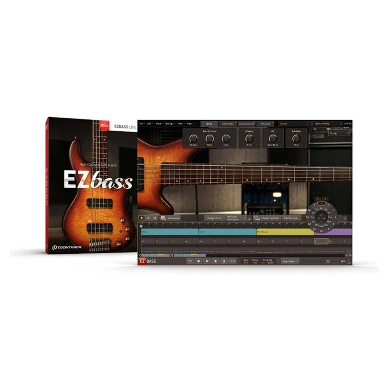 Toontrack ezbass virtual bass shop guitar software