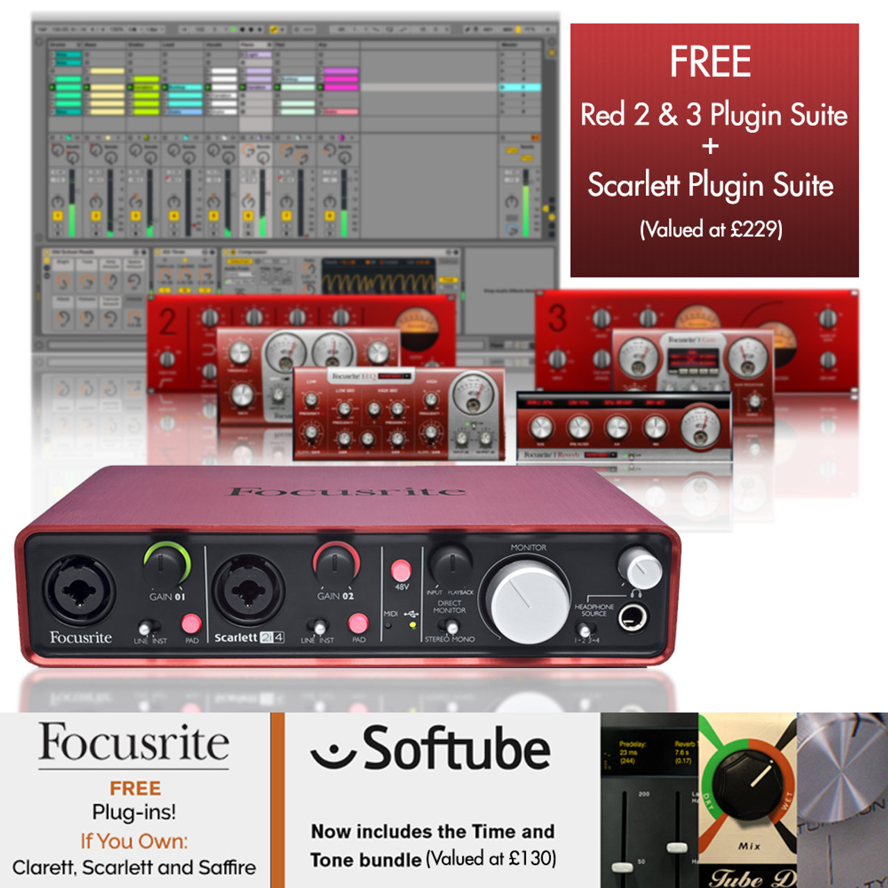 Focusrite Scarlett 2i4 (1st Gen) | Music Matter