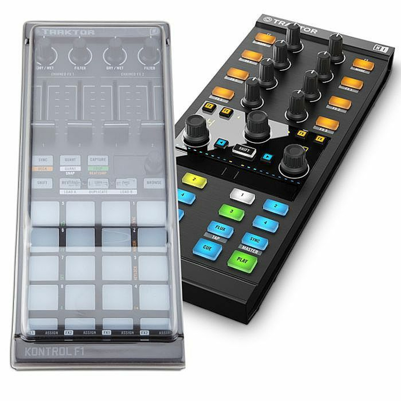 Native Instruments Traktor Kontrol X1 MK2 with Decksaver Cover