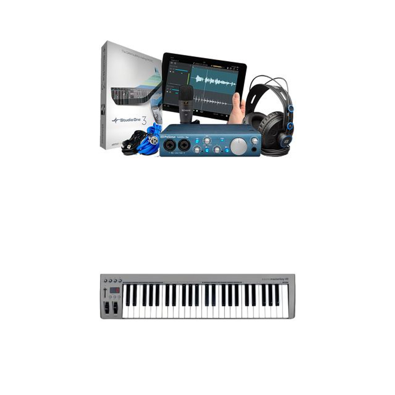 Presonus AudioBox iTwo Studio Bundle With MIDI Keyboard | Music Matter