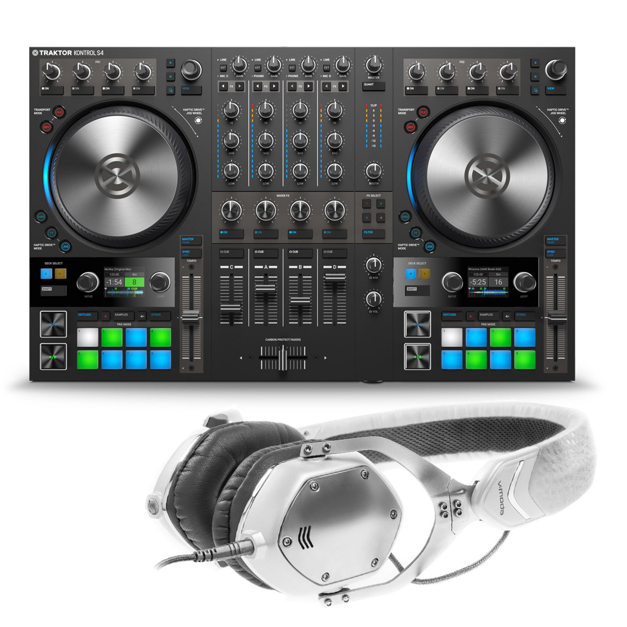 DJ機材 TRAKTOR KONTROL S4 MK3 Traktor Kontrol S4 MK3 + Free Chroma Caps — DJ TechTools