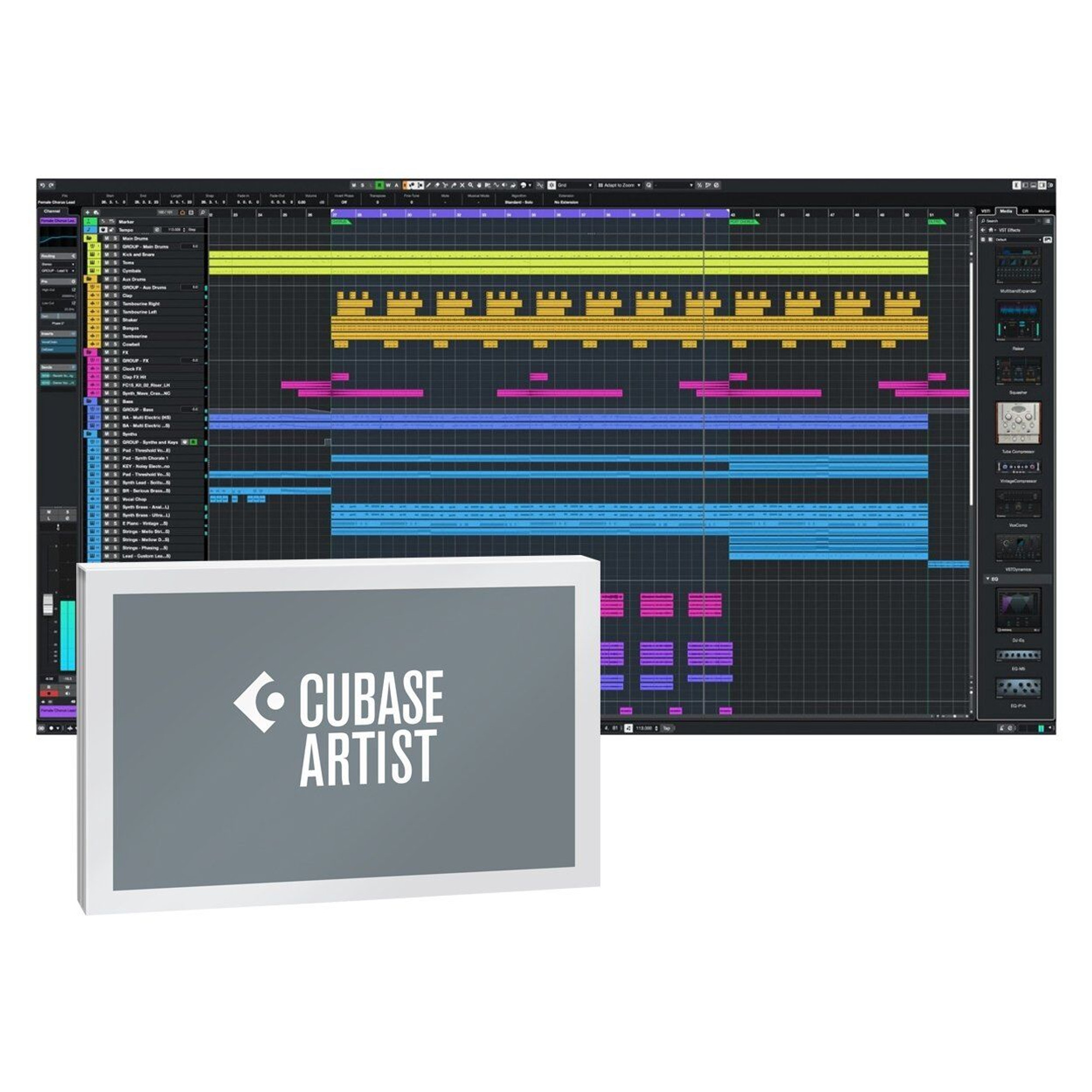 Steinberg Cubase Artist 13 (Download) DAW Software - Music