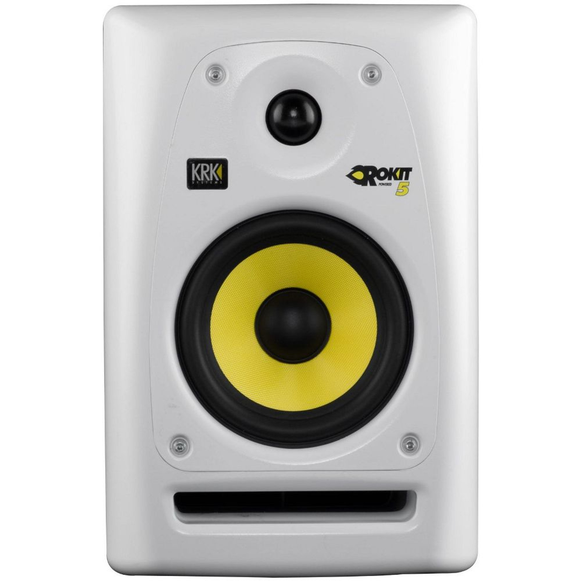 KRK ROKIT 5 ホワイト スタジオモニター Amazon.com: KRK RP5 Rokit 5 G4 Professional Bi-Amp 5