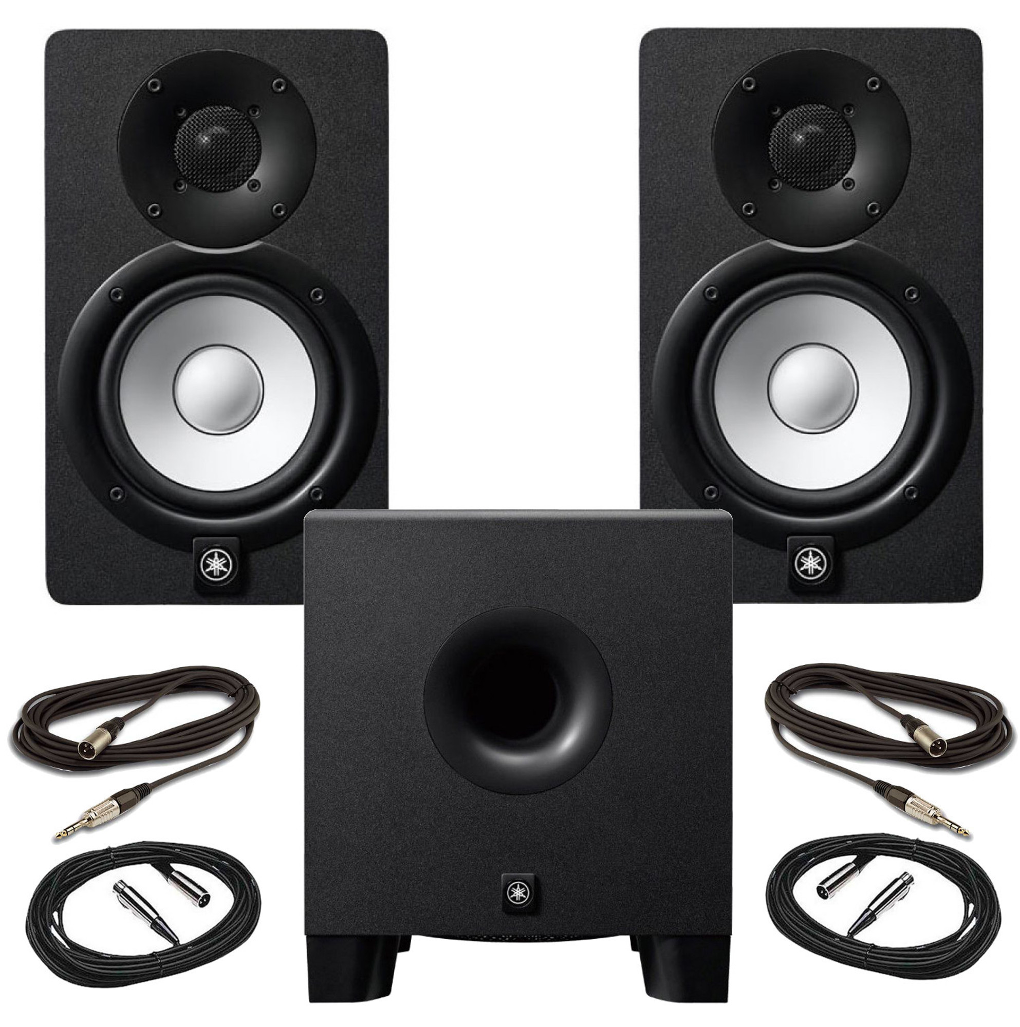 Yamaha HS5 (Pair) and HS8S Sub 2.1 Bundle 5