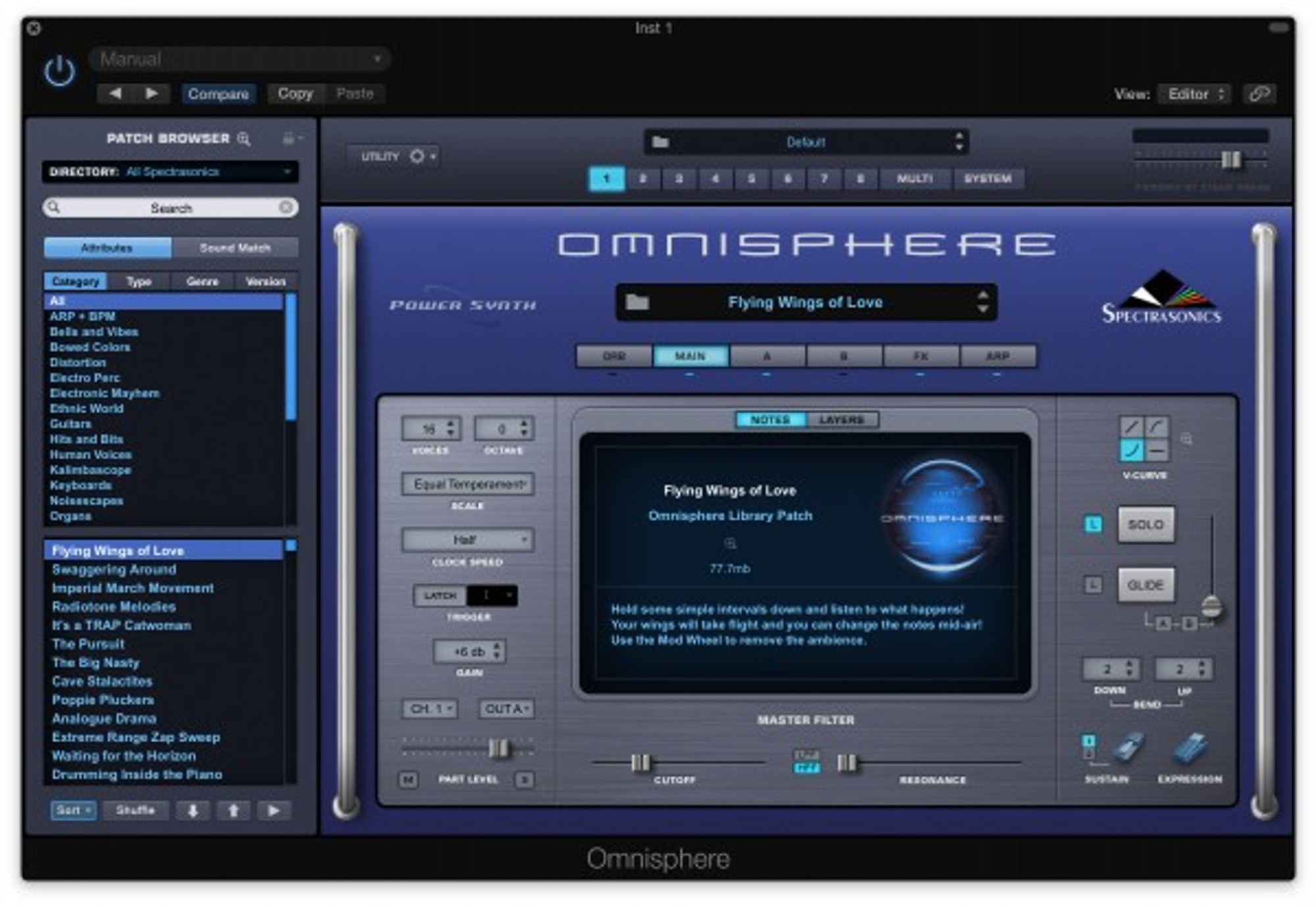 DTM・DAW SPECTRASONICS OMNISPHERE 2 (USB Drive) Spectrasonics Omnisphere 2.8 (Boxed With USB Drive