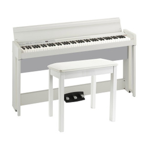 Korg C1 Air (White) with Stool