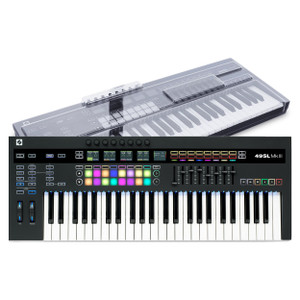 Novation 49SL MKIII with Decksaver Cover