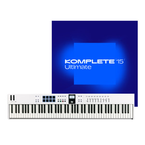  Arturia Keylab Essential MK3 88 (White) with Komplete 15 Ultimate