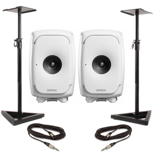 Genelec 8341 AWM (Pair) With Stands & Cables