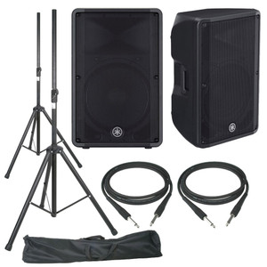 Yamaha CBR10 (Pair) With Speaker Stands, Stand Bag & Cables