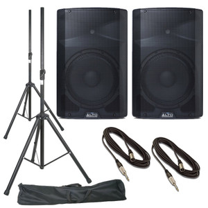 Alto TX212 (Pair) With Stands, Stands Bag & Cables