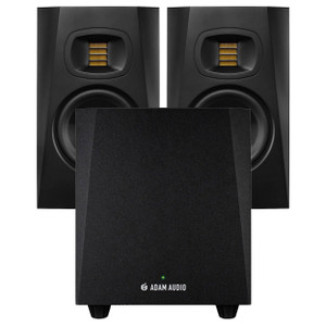 Adam T5V (Pair) and T10S Subwoofer 2.1 System