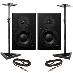 Dynaudio BM 6 A (Pair) With Stands & Cables