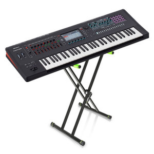 Roland Fantom 6 with Double X-Frame Stand