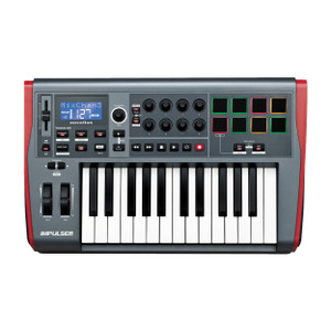 Novation Impulse 25 USB MIDI Keyboard Controller Front