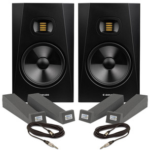 Adam T8V (Pair) With Isolation Pads & Stands
