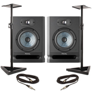 Focal Alpha 50 Evo (Pair) With Stands & Cables