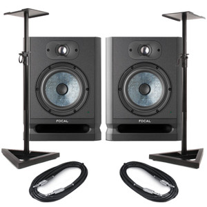 Focal Alpha 65 Evo (Pair) With Stands & Cables 