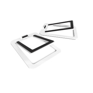 Kanto S2W Desktop Monitor Stands – Pair (White) 3