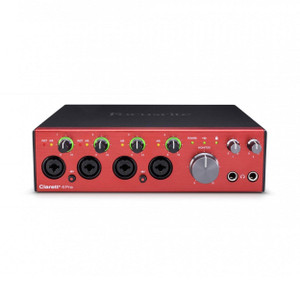 Focusrite Clarett Plus 4Pre Front Angle