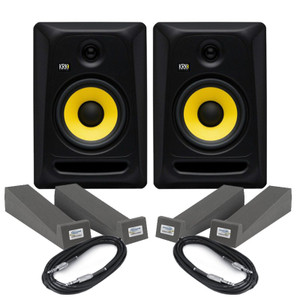 KRK Rokit Classic 7 (Pair) With Isolation Pads & Cables