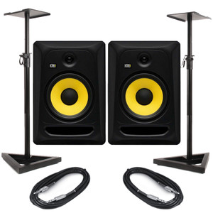 KRK Rokit Classic 8 (Pair) With Stands & Cables