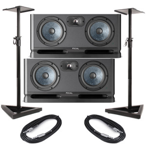 Focal Alpha Twin EVO (Pair) With Stands & Cables