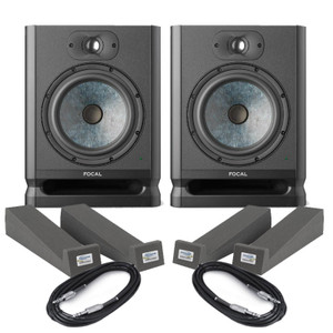 Focal Alpha 80 EVO (Pair) with Isolation Pads & Cables