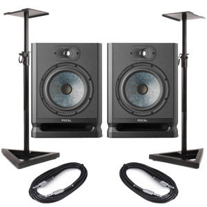 Focal Alpha 80 EVO (Pair) with Stands & Cables
