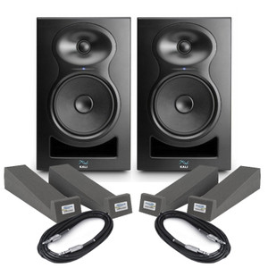 Kali Audio LP-6 V2 (Pair) with Isolation Pads & Cables