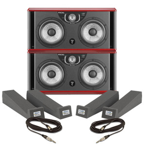 Focal Twin 6 ST6 (Pair) with Isolation Pads & Cables