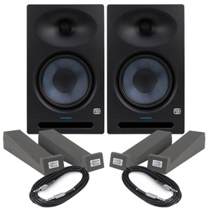 Presonus Eris Studio 8 (Pair) with Isolation Pads & Cables