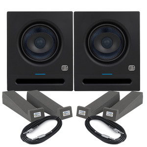 Presonus Eris Pro 6 (Pair) with Isolation Pads & Cables