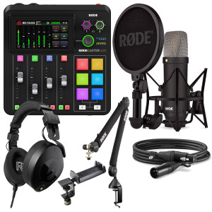 RODE NT1 Signature Series Rodecaster DUO Studio Recording Kit