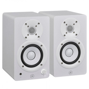 Yamaha HS3 White Studio Monitor Pair Angle