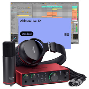 Focusrite Scarlett 2i2 Studio (4th Gen) with Ableton Live 12 Standard