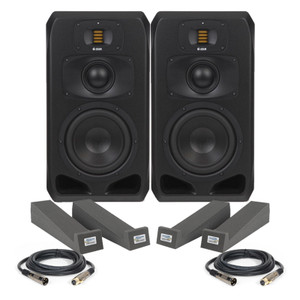 Adam Audio S3V (Pair) with Isolation Pads & Cables