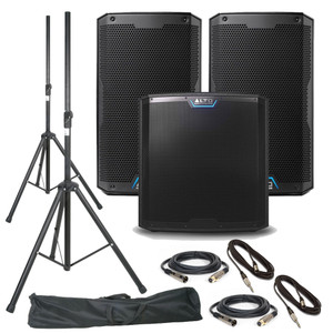 Alto TS412 (Pair) with TS12S Sub, Stands & Cables