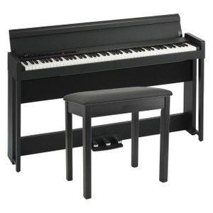 Korg C1 Air (Black) with Stool