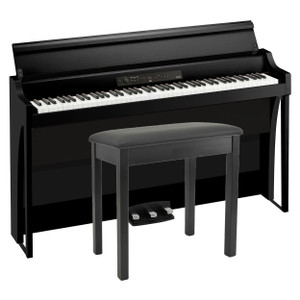 Korg G1B Air (Black) with Stool