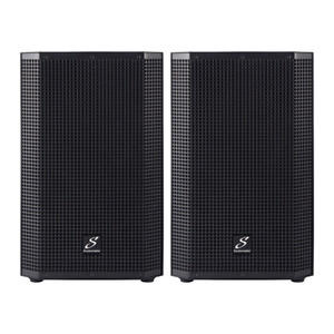 Studiomaster Vortex 12A Active Coaxial PA Speaker DSP Effects Bluetooth Front Pair