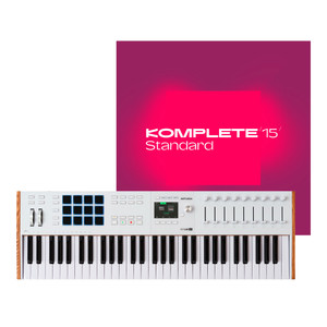 Arturia KeyLab 88 Mk3 88-Key Hammer-Action Universal MIDI Controller (White