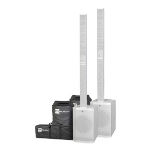 HK Audio Polar 12 MK2 (Pair) White with Transport Covers & Bags Main