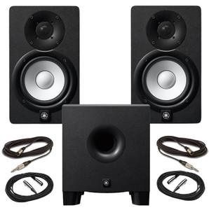Yamaha HS5 (Pair) and HS8S Sub 2.1 Bundle Yamaha HS5 (Pair) and HS8S Sub 2.1 Bundle
