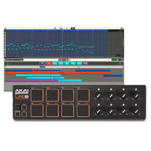AKAI LPD8 USB MIDI Controller With Software AKAI LPD8 USB MIDI Controller With Software