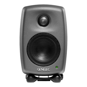 Genelec 8010A - Dark Grey (Single) Active Studio Monitor - Front